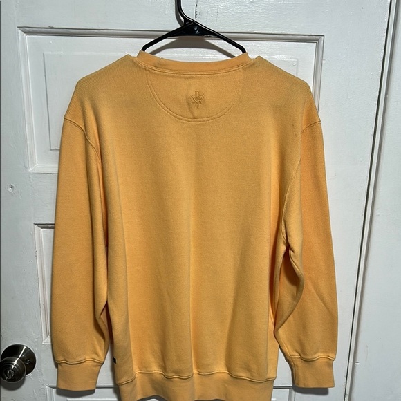 Yellow Crewneck Sweater with Ribbed Details - Picture 6 of 8